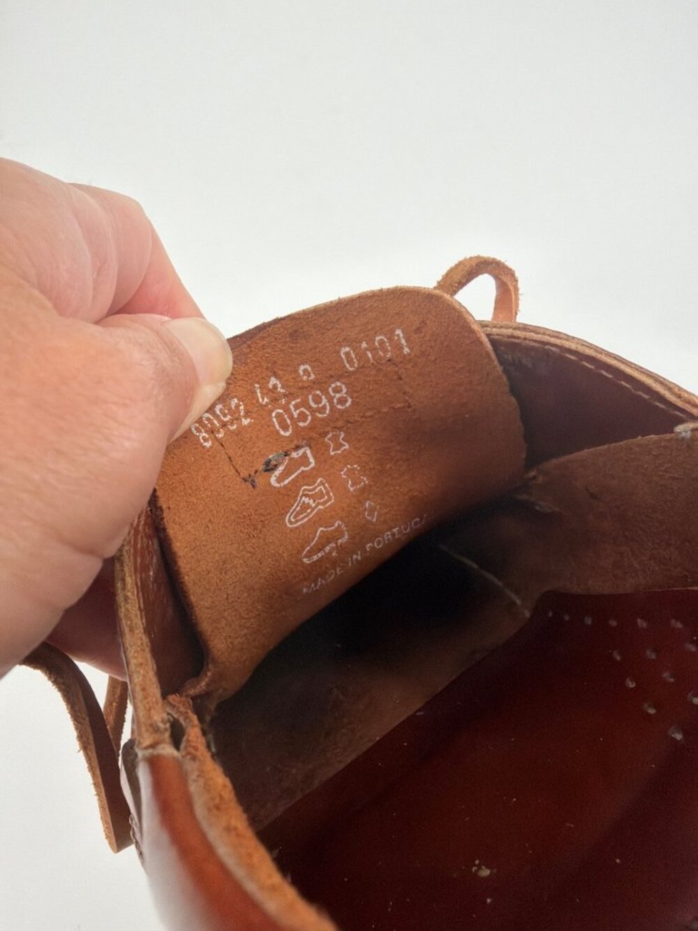 Maine New England Leather Boat Shoes Men 9 Brown Lace-Up Moc Toe Preppy Coastal - Picture 6 of 9